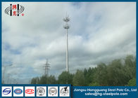 Πολυγωνικές τηλεπικοινωνίες Monopole κεραίες πύργους με ζεστό γαλβανισμένο