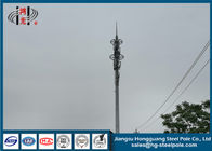 Καιρική αντίσταση πύργων τηλεπικοινωνιών H30m χρωματισμένη RAL εκλεπτυμένη χάλυβας